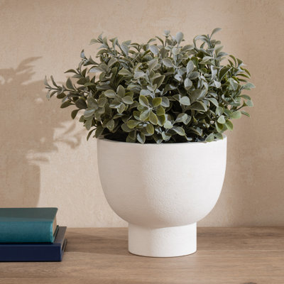 37cm Faux Foliage in Footed Pot