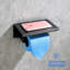 Porte-papier hygiénique à réservoir avec tablette-88659284