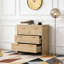 Commode 4 tiroirs en rotin