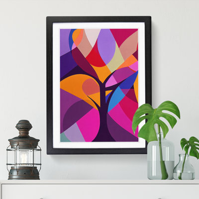FRM-V0523-1872X Plum Tree Orphism - Picture Frame Print