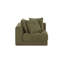 Fauteuil de coin Lisbonne Olive