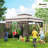 12' x 12' Pop Up Canopy with Mesh Sidewall Netting, Beige-87094449-87094450