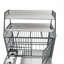 Grande cage pour animaux de compagnie avec support de rangement, tiroirs avec bacs à nourriture et à eau en acier inoxydable, support de rangement à double couche en cadre de fer et matériau en bois aggloméré, robuste, exquis et pratique (noir + gris fumée)-119747654