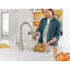 Robinet de cuisine à poignée simple Moen Riley MotionSense Wave avec technologie Power Clean-86854542