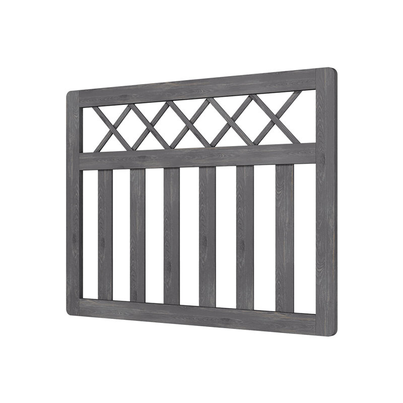 90 cm H x 120 cm W Gate Fencing with 1 Panel(s) Included, Grey