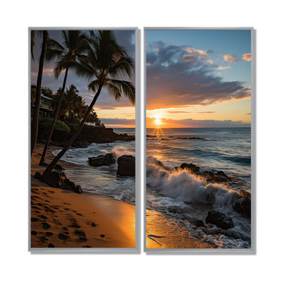 «Aloha Tropical Dreamscape I - Cityscapes Maui», art mural
