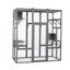 Très grande cage à chat - Gris