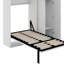 Lit escamotable simple avec casiers et armoires