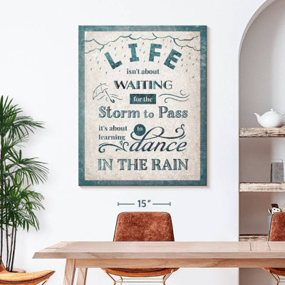 Apprendre à danser sous la pluie