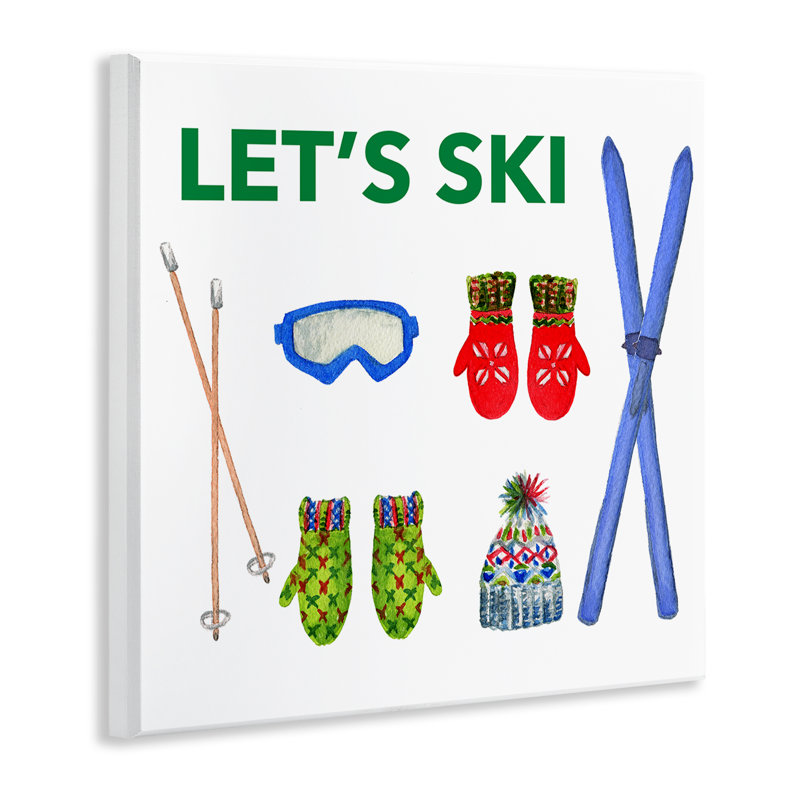 «Let's Ski on White» par Melissa Hyatt