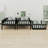 Triple Wood Bunk Bed, With Ladders, Guardrails-730253880