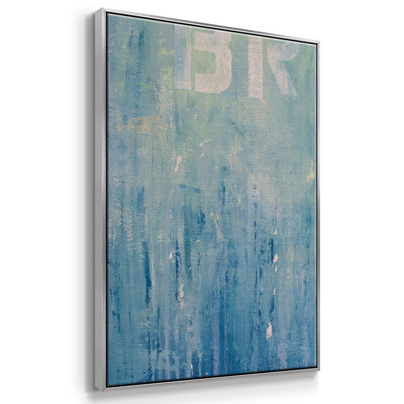 " Just Breathe " 3 - Pieces, 40" H x 78" W x 2" D, Silver