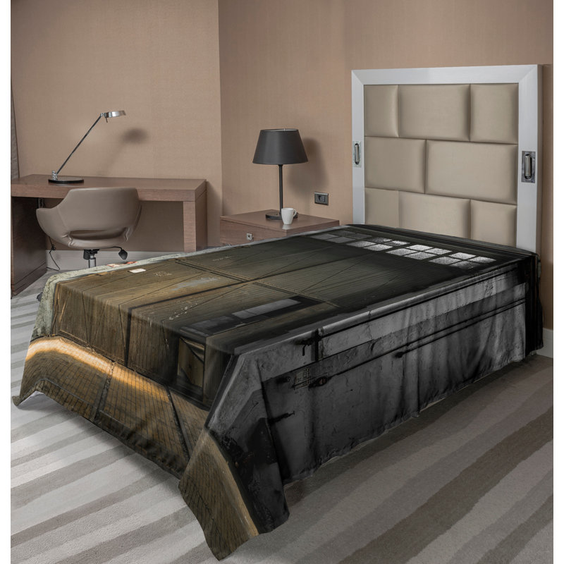 Drap-housse Ambesonne, Drap plat pour lit simple