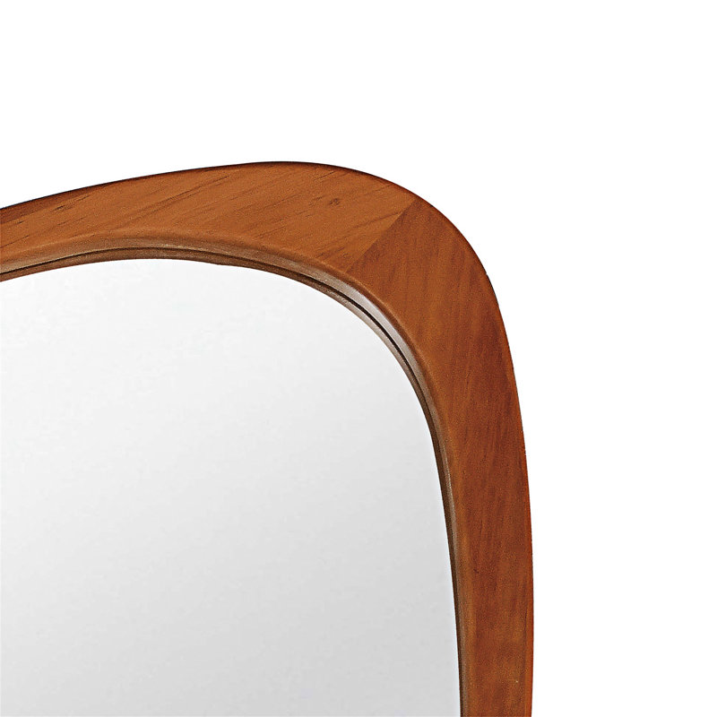 Miroir décoratif, 30,01 po x 20,01 po, Brun jaune