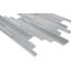 Karma Random Sized Glass Linear Mosaic Wall Tile-45293115