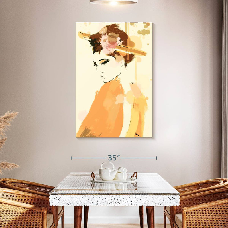 Leisha Old Fashioned Portrait, 48" H x 32" W
