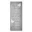 Art romantique sur toile tendue, motif de grain gris rustique XXL par Daphne Polselli-70683968-70683970