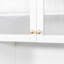 Armoire de cuisine avec étagère de rangement, armoire de rangement avec 4 portes pour la cuisine, salle à manger
