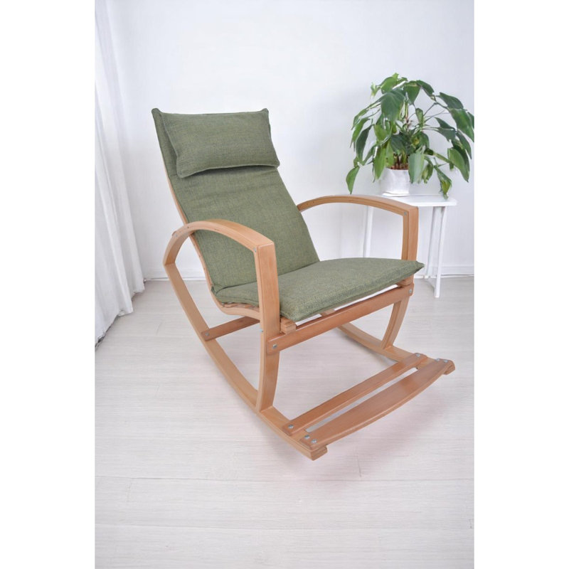 Chaise berçante Modern, fauteuil berçant Modern, Vert