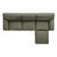 Canapé modulaire rembourré 4 pièces Morell-114773315