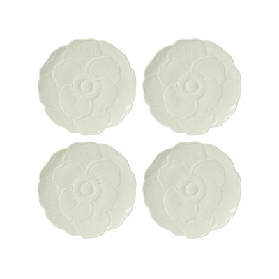 Lenox Butterfly Meadow Floral Set Of 4 Accent Plates