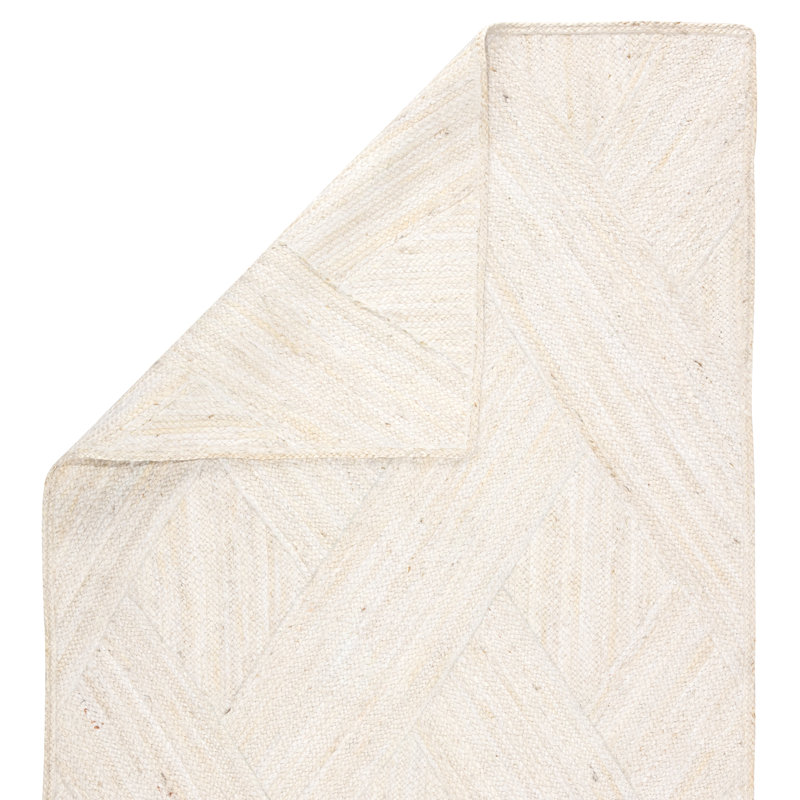 Dawes Natural Trellis Ivory Area Rug (5'X8'), Round 8'