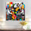 Art Deco Jazz Musisans In The Studio II - Art mural impression musique Jazz