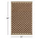 Azle Geometric Handmade Flatweave Wool Area Rug in Brown/Beige
