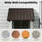 Powder-coated Metal Frame Standing Seam Fixed Window Awning All Weather Protection Door Canopy for Entrance, Windows, Porches, Balconies-126954195-126954200