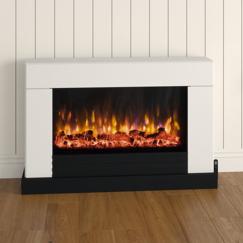 Raby Suncrest 121.5cm W White Fireplace