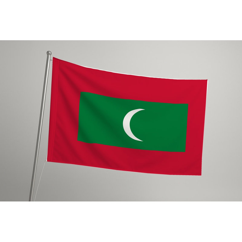 Drapeau des Maldives - drapeau extérieur