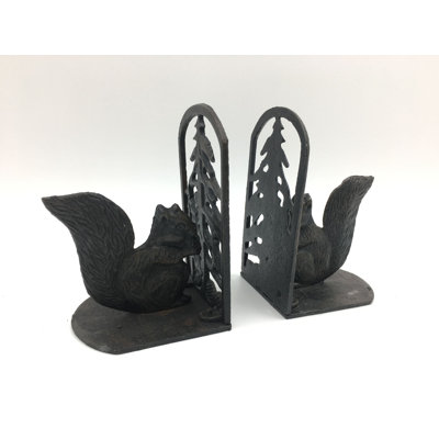 Rustic Metal Bookends