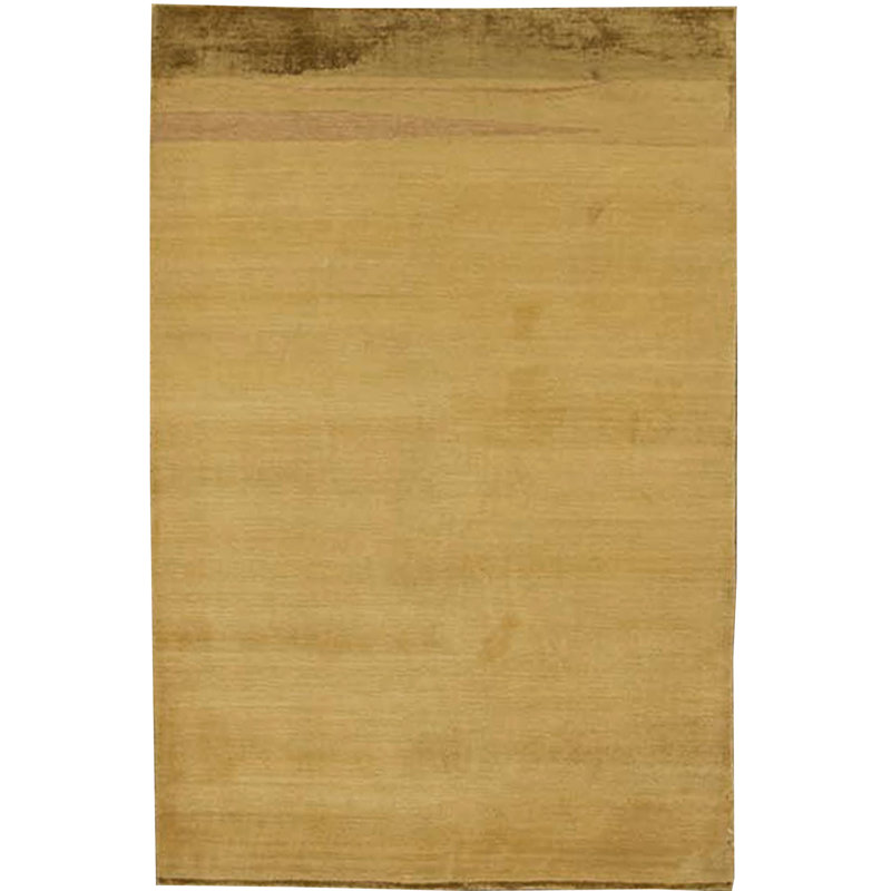 Hand-Knotted High-Quality Gold Area Rug