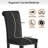 Tufted Full Back Nailhead Trim Parsons Upholstered Dining Chair Side Chair, Linen Traditional Armless Chairs with Solid Wood Legs for Dining Room Kitchen Living Room-1355097456