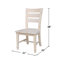 Chaise en bois massif Decosmo