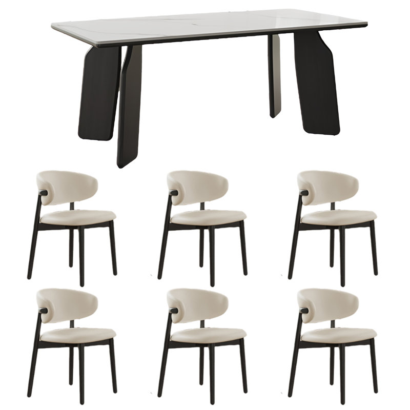 Table et chaises de qualité supérieure pour la maison, H 29,5 po x L 70,8 po x l 31,4 po