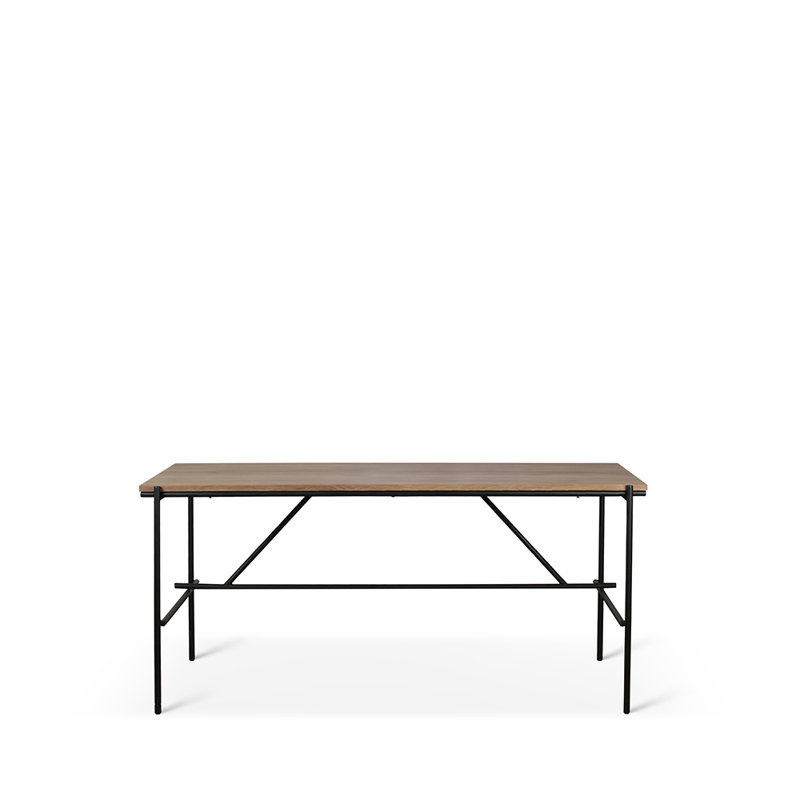 Oscar Solid Wood Writing Desk, 29.9" H x 78.7" W x 35.4" D, Teak