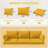Outdoor Cushions Replacement Patio Cushions Set For 3 Seats-960709713