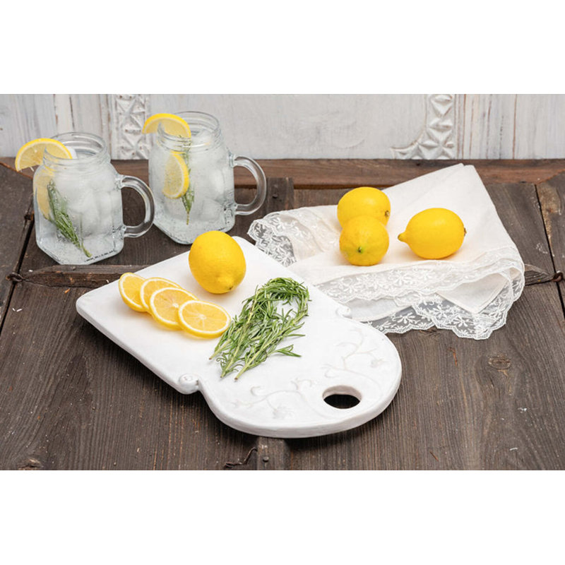 Hand Painted Ceramic Ceramic Cheese Board