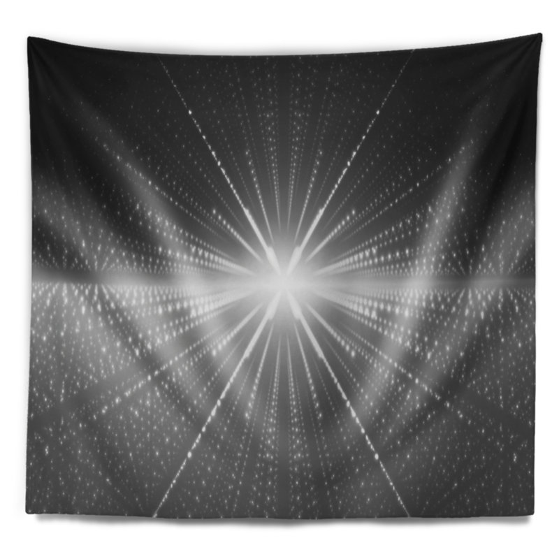 Tapisseriee abstraite étoile lumineuse dans galaxy, H 32 po x l 39 po