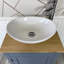 Marti 515 mm Freestanding Cloakroom Vanity with Vessel Ceramic Basin-1111140572