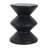Outdoor Modern Concrete Side Table,Indoor End Table,Black