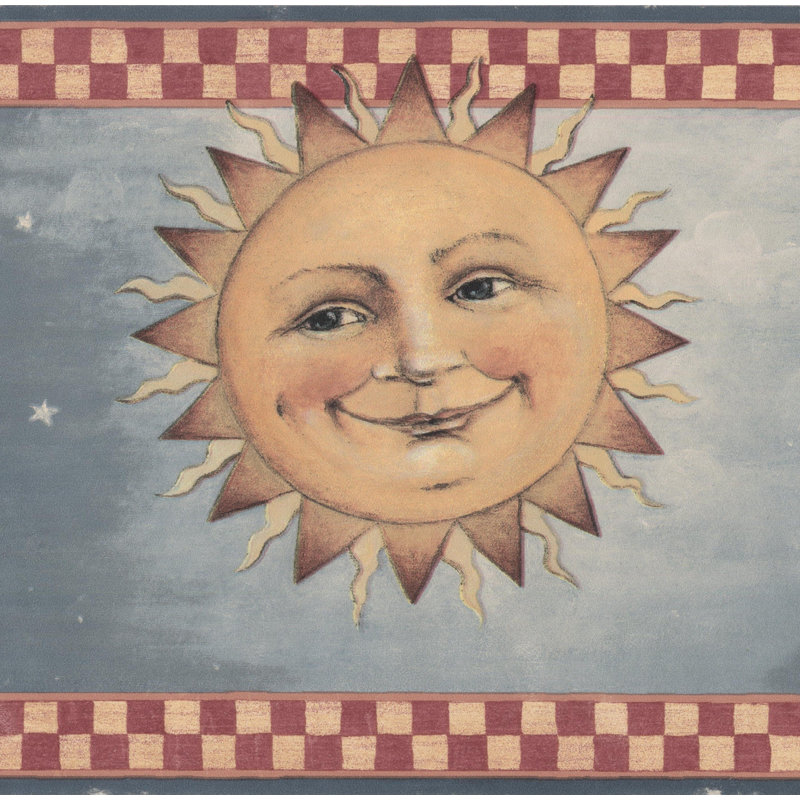 Arbuckle, étoiles, sourire, lune, bordure murale