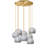 8 - Light Dimmable Dome Chandelier-24259019-24259024-24257406