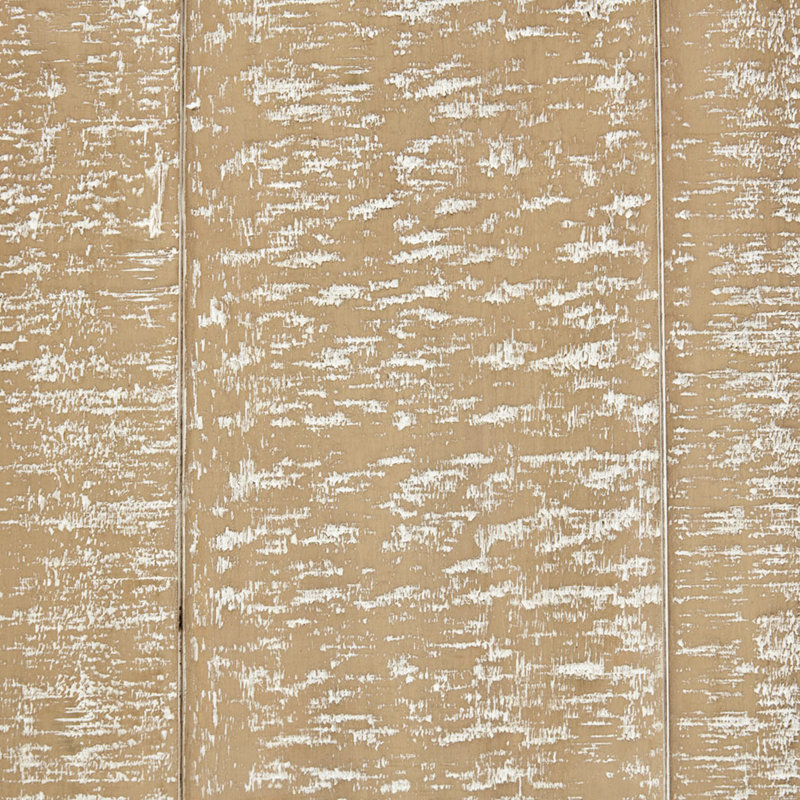 Console 64 po en bois massif pour un décor de salon moderne au fini blé récupéré