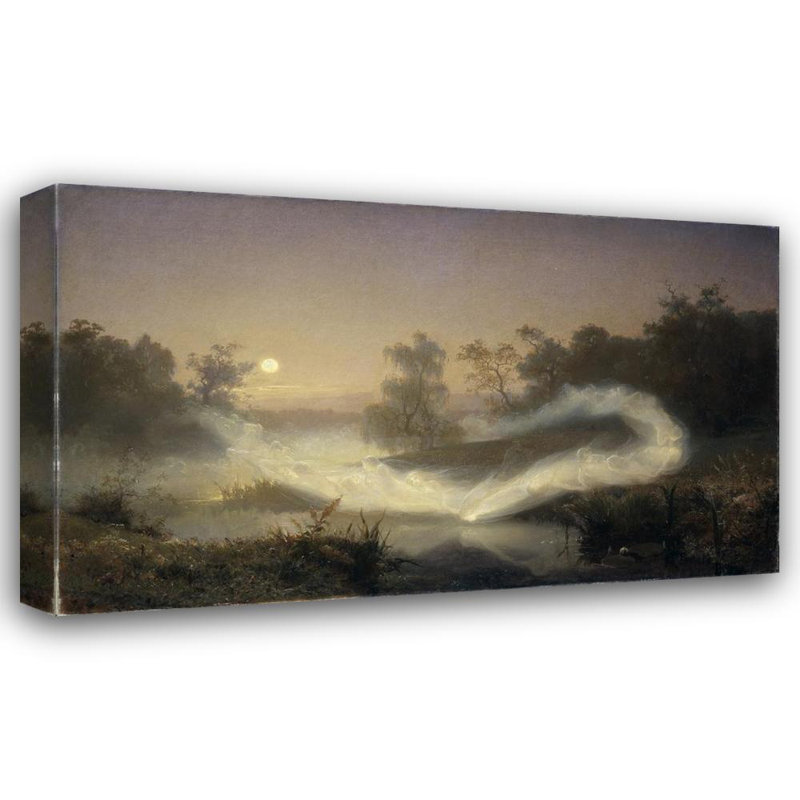 «Dancing Fairies» par August Malmström - Art mural sur toile tendue avec châssis, H 40 po x l 28 po