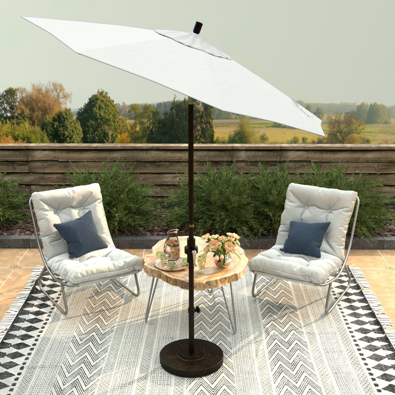 Parasol de marché 90 po Sunbrella, Sunbrella® naturel, Bronze
