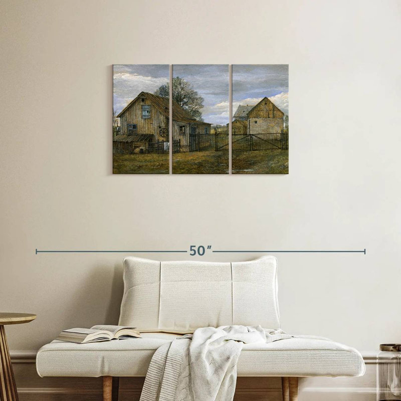 Lilie Rustic Barn, 20" H x 33" W