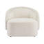 Chaise d'appoint incurvée verte de 34 po-1695652339
