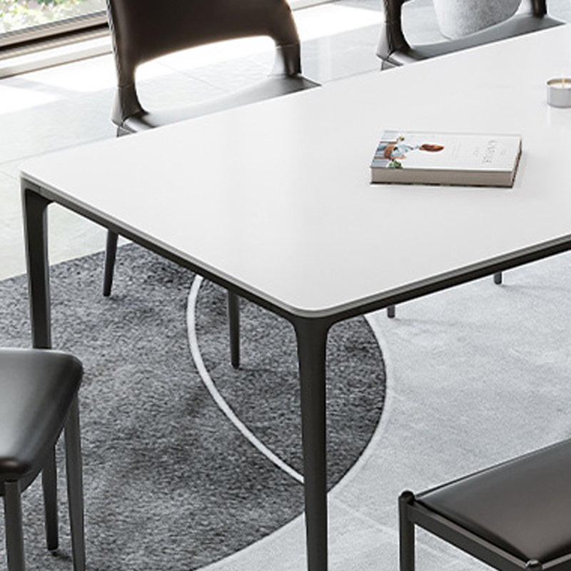 Italian minimalist dining table, 29.53"H x 70.87"L x 35.43"W